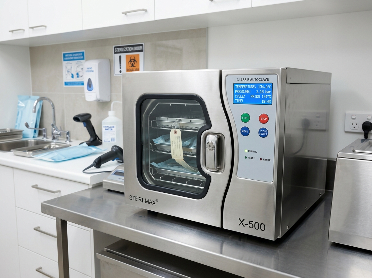 Autoclave de Vapor de Vacío Fraccionado Clase B
