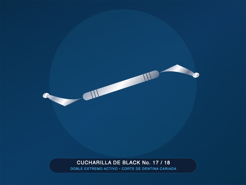 Cucharilla de Dentina / Excavador de Black