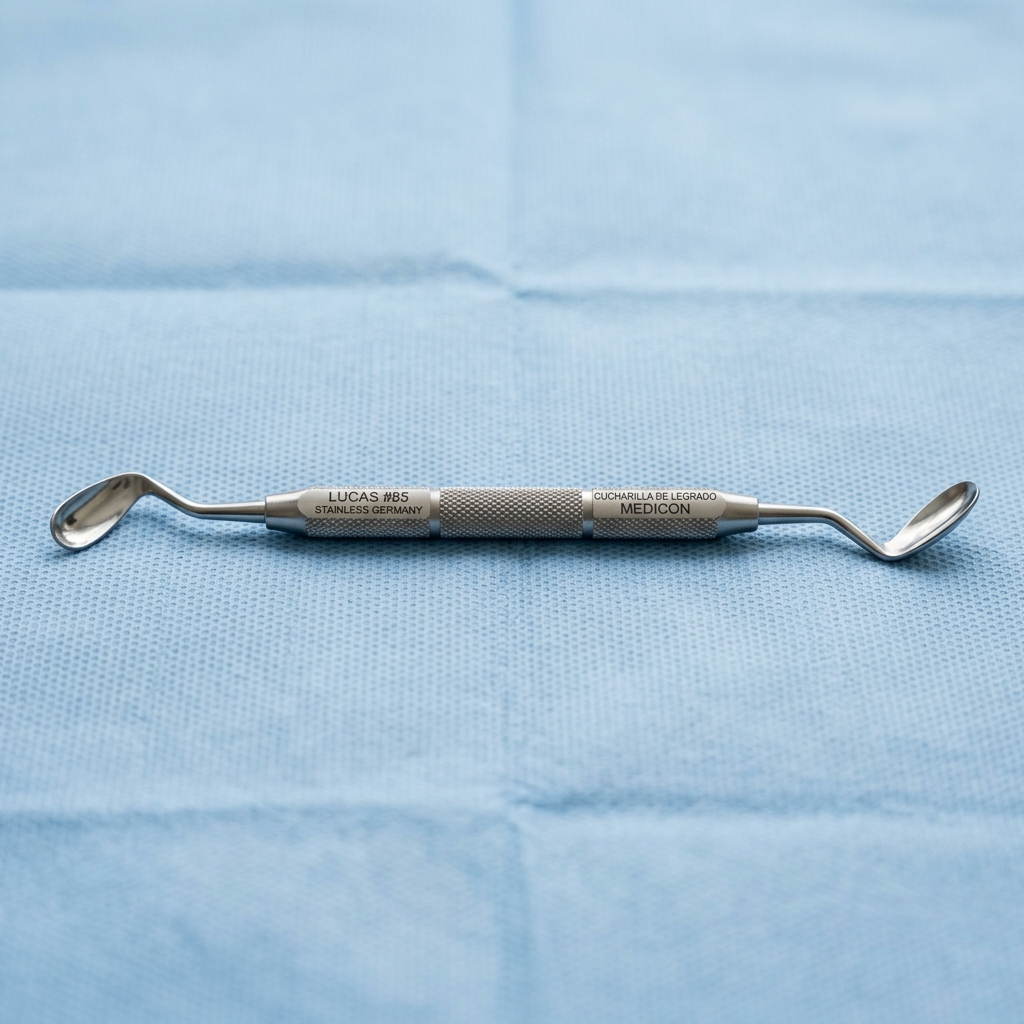 Cucharilla de Legrado Alveolar de Lucas No. 85